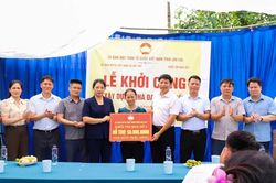Khởi công xây dựng nhà 'Đại đoàn kết' cho hộ cận nghèo tại xã Bát Xát
