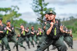 C&ocirc;ng an L&acirc;m Đồng th&agrave;nh lập Trung đo&agrave;n Cảnh s&aacute;t cơ động dự bị chiến đấu