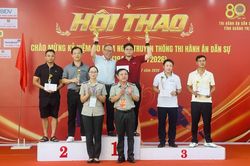 Hội thao kỷ niệm 80 năm Ngày truyền thống Thi hành án dân sự