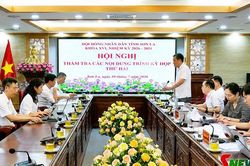 Thẩm tra bổ sung nội dung trình Kỳ họp thứ 2, HĐND tỉnh khóa XVI