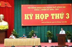 Kỳ họp thứ Ba, HĐND thành phố Đồng Nai khóa I Lấy kết quả, sự hài lòng của người dân, doanh nghiệp làm thước đo