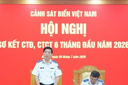 Cảnh sát biển Việt Nam sơ kết công tác đảng, công tác chính trị 6 tháng đầu năm 2026