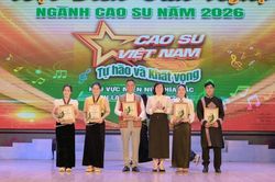 Cao su Điện Biên giành giải Nhất Hội diễn Văn nghệ ngành Cao su khu vực I - miền núi phía Bắc
