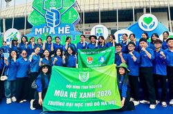 Gần 2.500 sinh viên Thủ đô tham gia xuất quân tình nguyện Mùa hè xanh 2026