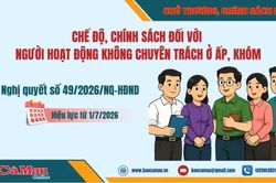 Chế độ, ch&iacute;nh s&aacute;ch đối với người hoạt động kh&ocirc;ng chuy&ecirc;n tr&aacute;ch ở ấp, kh&oacute;m