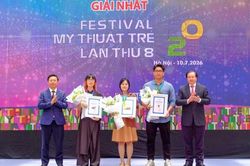 Trao 31 giải thưởng tại Festival Mỹ thuật trẻ