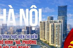 Hà Nội: Lộ trình thực hiện thí điểm mô hình 'xã, phường xã hội chủ nghĩa'