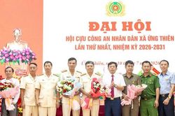 Th&agrave;nh lập Hội Cựu C&ocirc;ng an nh&acirc;n d&acirc;n x&atilde; Ứng Thi&ecirc;n