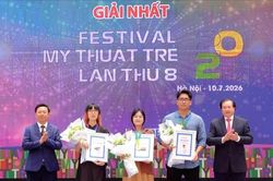 Festival Mỹ thuật trẻ lần thứ 8: Tôn vinh sự sáng tạo, hội nhập và bản sắc của nghệ sĩ