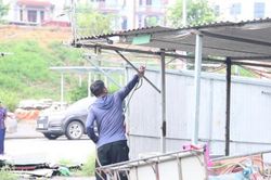 Xã Vĩnh Thanh xử lý vi phạm tại khu đất gần tòa nhà Intracom
