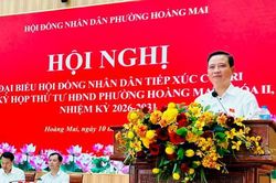 Phường Hoàng Mai tập trung giải quyết nhiều vấn đề dân sinh bức xúc