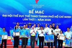 Bế mạc Đại hội TDTT TP.HCM lần I năm 2026