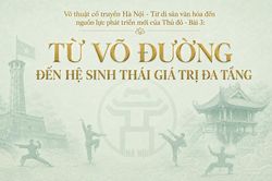 Võ thuật cổ truyền Hà Nội - Từ di sản văn hóa đến nguồn lực phát triển mới của Thủ đô: Bài 3 - Từ võ đường đến hệ sinh thái đa tầng