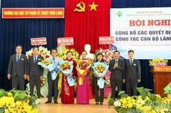 Kiện toàn đội ngũ lãnh đạo Trường đại học Sư phạm kỹ thuật Vĩnh Long
