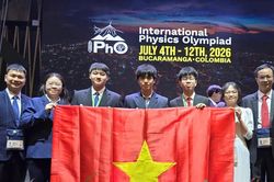 Học sinh Việt Nam đạt 4 Huy chương Vàng, 1 Huy chương Bạc Olympic Vật lý quốc tế năm 2026