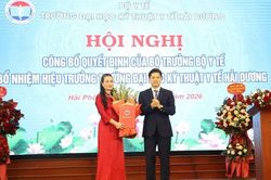 Bộ Y tế bổ nhiệm Hiệu trưởng Trường đại học Kỹ thuật Y tế Hải Dương