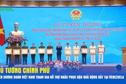 Thủ tướng Chính phủ Lê Minh Hưng tuyên dương đoàn Việt Nam tham gia hỗ trợ khắc phục hậu quả động đất tại Venezuela