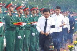 Đồng Nai: Trang trọng Lễ truy điệu, an t&aacute;ng 63 h&agrave;i cốt liệt sĩ