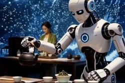 [GALLERY] Robot AI pha trà, Trung Quốc biến lá trà thành 'mỏ vàng' mới