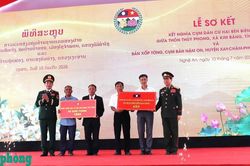 Vun đắp tình hữu nghị từ những cụm dân cư kết nghĩa hai bên biên giới