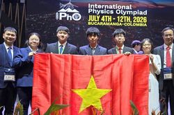 Việt Nam lập kỳ tích với 4 Huy chương Vàng tại Olympic Vật lý quốc tế 2026