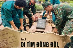 Đi tìm đồng đội, tìm cả cha mình