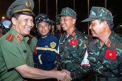 Đoàn Việt Nam trở về sau 12 ngày tham gia cứu nạn, cứu hộ ở Venezuela