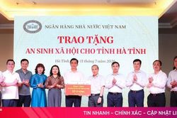 Ngân hàng Nhà nước hỗ trợ tỉnh Hà Tĩnh 10 tỷ đồng thực hiện an sinh xã hội