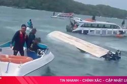 Lật ca nô chở khách trên biển Phú Quốc, khẩn trương cứu hộ