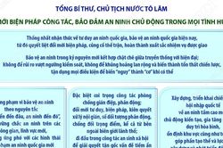 Đổi mới biện pháp công tác, bảo đảm an ninh chủ động trong mọi tình huống