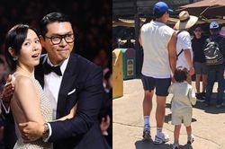 Son Ye Jin và Hyun Bin dẫn con trai đi công viên ở Mỹ