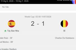 Thắng Bỉ 2-1, Tây Ban Nha gặp Pháp ở bán kết World Cup 2026