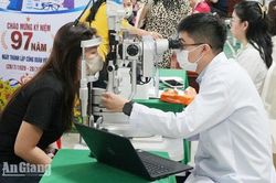 230 đoàn viên, người lao động được khám sức khỏe miễn phí