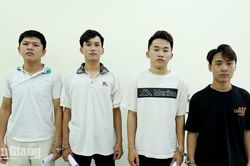 An Giang bắt tạm giam 4 thanh niên gây rối, đâm người tại quán nhậu