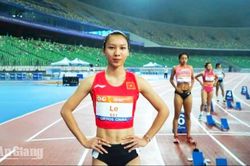 Lê Thị Cẩm Tú giành huy chương bạc Giải điền kinh U23 châu Á