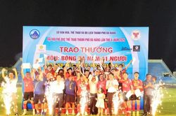Phường Điện Bàn vô địch bóng đá nam 11 người Đại hội Thể dục thể thao thành phố Đà Nẵng