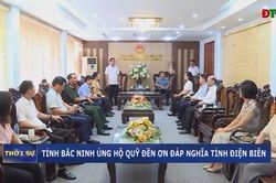 Tỉnh Bắc Minh ủng hộ quỹ đền ơn đáp nghĩa tỉnh Điện Biên