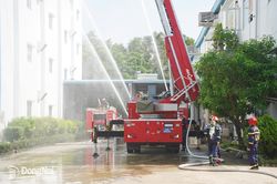 Tổ chức thực tập phương án chữa cháy và cứu nạn, cứu hộ phối hợp nhiều lực lượng tại Công ty TNHH Major Craft Việt Nam năm 2026