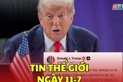 Tin thế giới ngày 11-7: Ông Trump tuyên bố Mỹ đồng ý nối lại đàm phán với Iran sau đề nghị từ phía Tehran