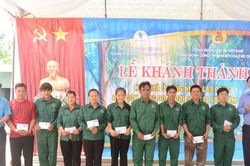 Cao su Chư Sê khánh thành khu nhà ở tập thể dành cho 18 gia đình công nhân