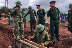 Dấu ấn Quân đoàn 34 trên công trình trường học vùng biên