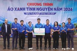 Đoàn UBND tỉnh Gia Lai triển khai chương trình 'Áo xanh tình nguyện' tại xã Mang Yang