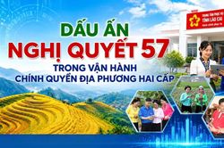 Dấu ấn Nghị quyết 57 trong vận hành chính quyền địa phương hai cấp