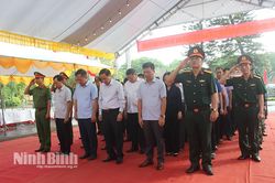 Xã Ý Yên triển khai lấy mẫu hài cốt liệt sĩ đối với các phần mộ chưa xác định được thông tin