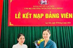 Lạc Sơn phát triển đảng viên, xây dựng tổ chức Đảng vững mạnh
