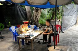 Xử phạt xe khách vượt ẩu trên đèo An Khê từ clip trên mạng xã hội