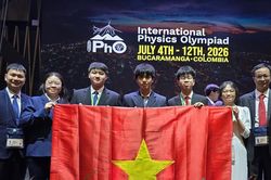 Việt Nam đoạt 4 Huy chương Vàng, 1 Huy chương Bạc tại Kỳ thi Olympic Vật lí quốc tế năm 2026