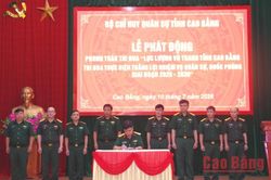 Phát động phong trào thi đua thực hiện thắng lợi nhiệm vụ quân sự, quốc phòng giai đoạn 2026 - 2030