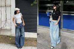Người nhỏ con mặc quần ống rộng thế n&agrave;o để kh&ocirc;ng bị 'nuốt d&aacute;ng'?