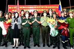 Đo&agrave;n cứu hộ Việt Nam ho&agrave;n th&agrave;nh xuất sắc nhiệm vụ tại Venezuela, trở về nước an to&agrave;n